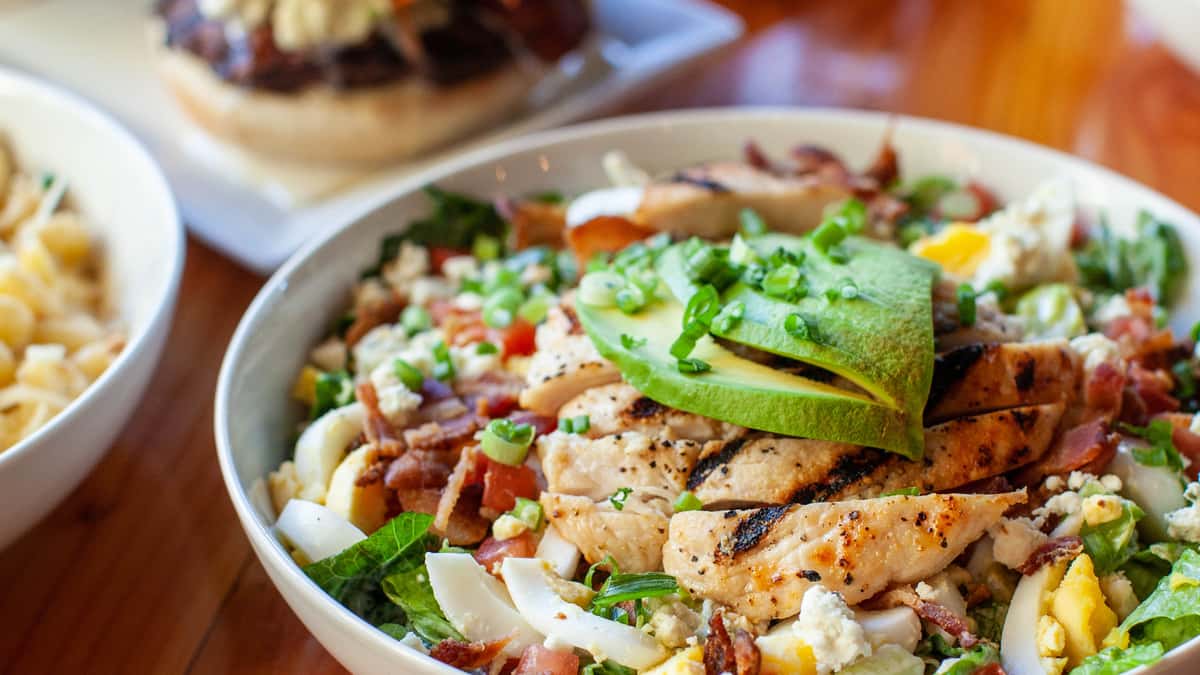 Cobb salad at Backwoods in the Pearl
