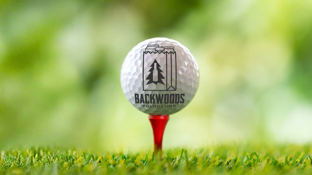 Golf Ball with Backwoods Foundation Logo