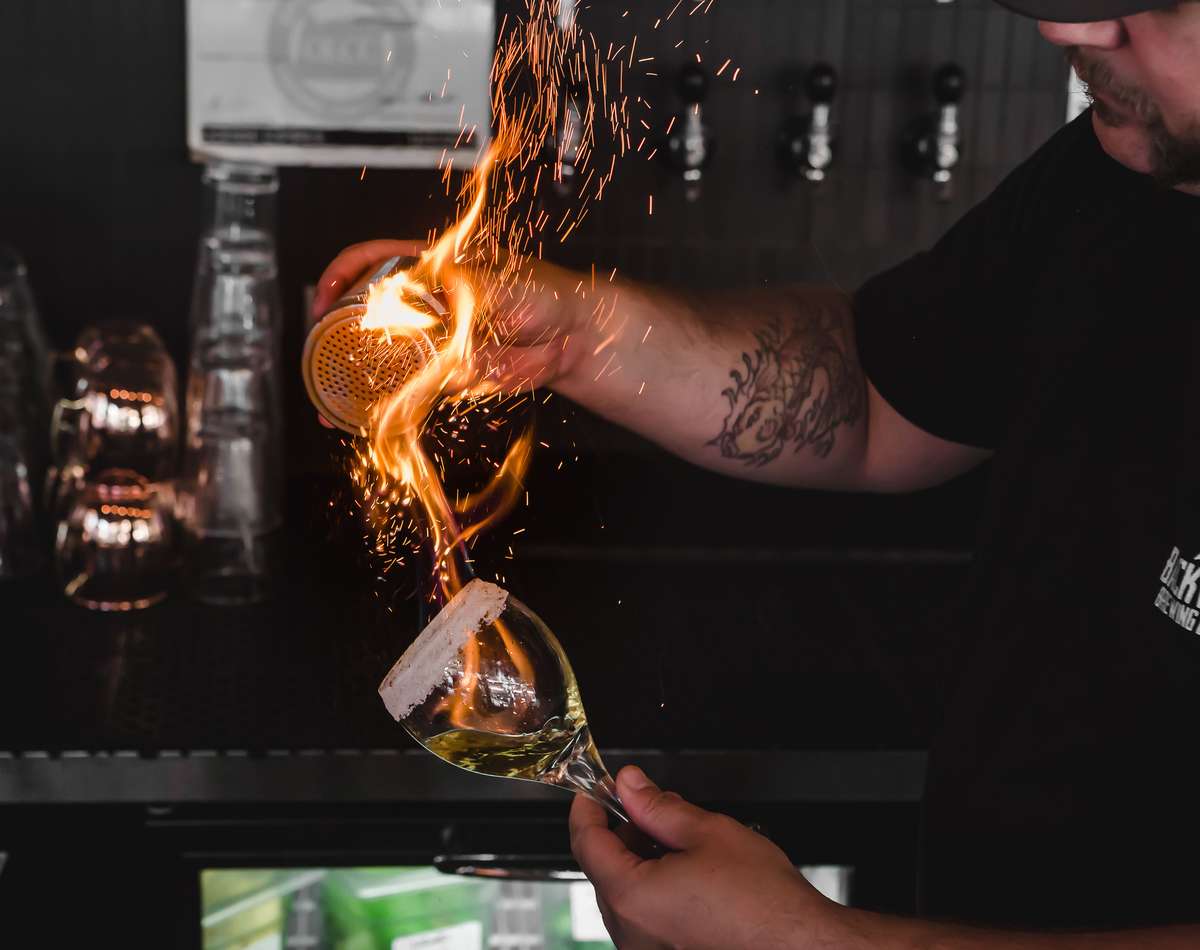 smoke and fire coffee