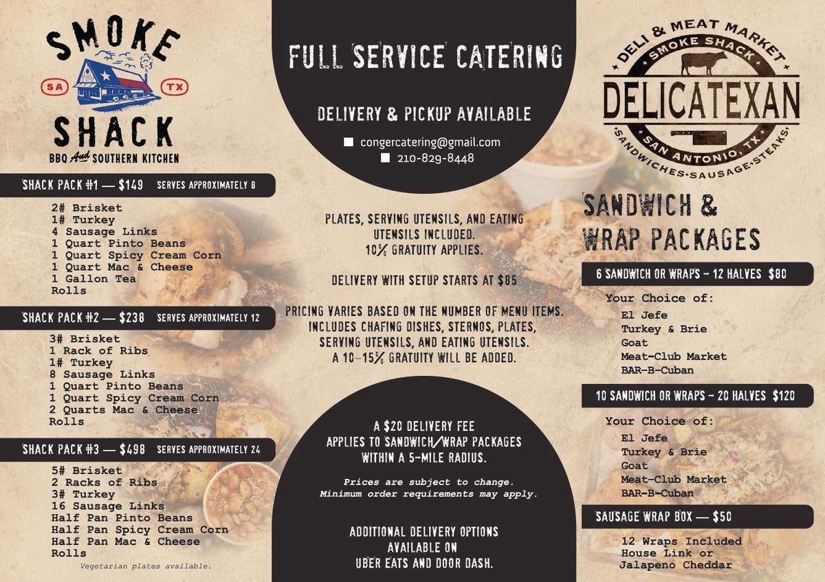 Smoke Shack and Delicatexan Catering