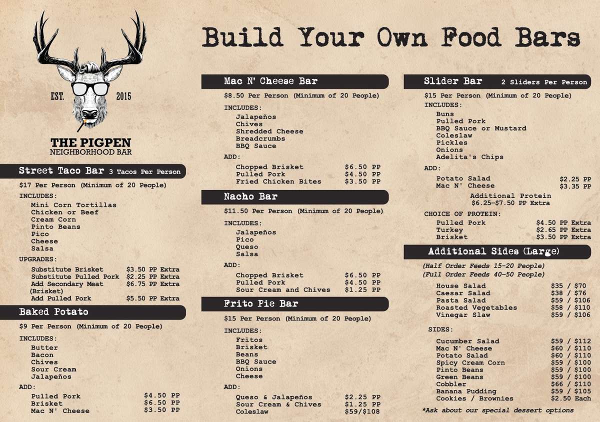 Pig Pen Catering