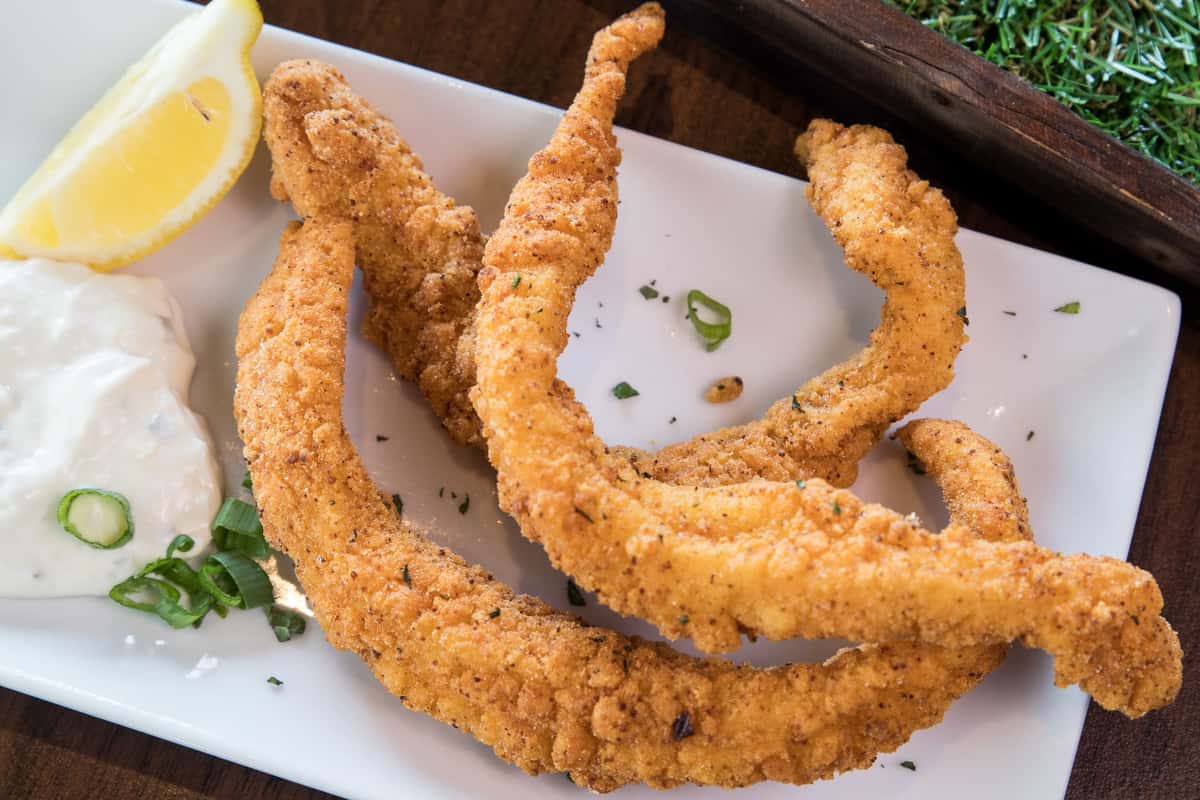 fried fish fingers
