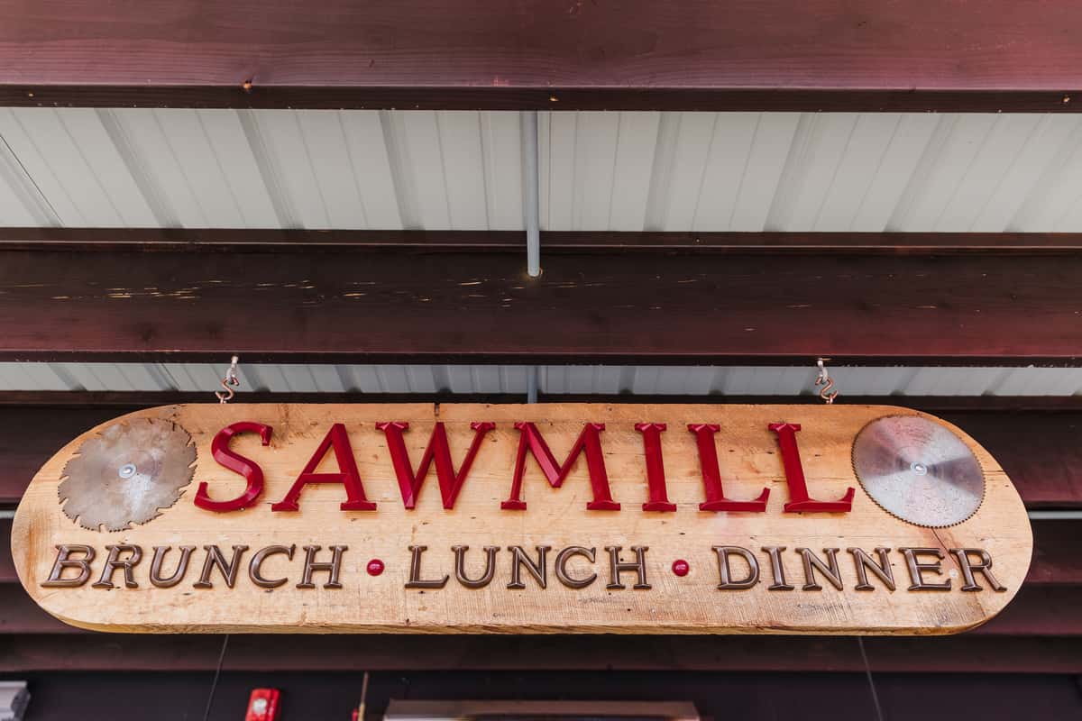 sawmill sign