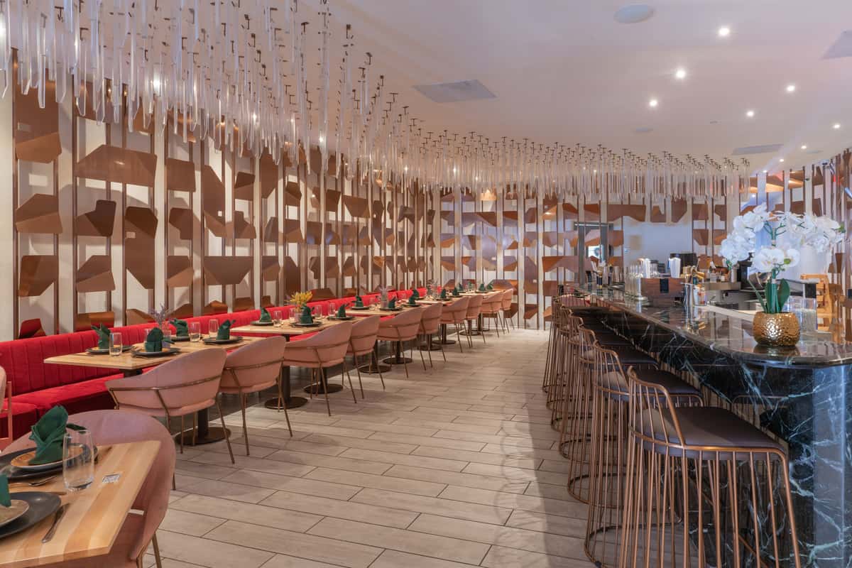 inside restaurant