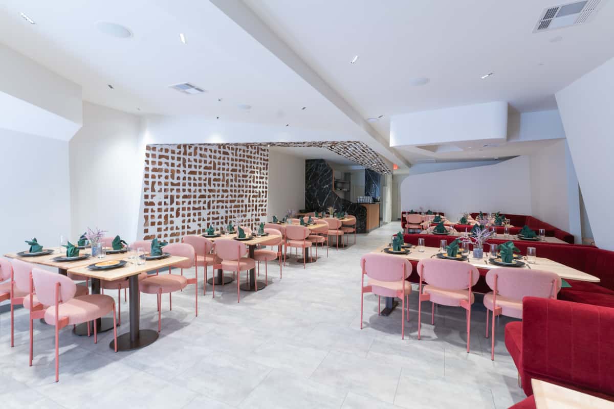 inside restaurant