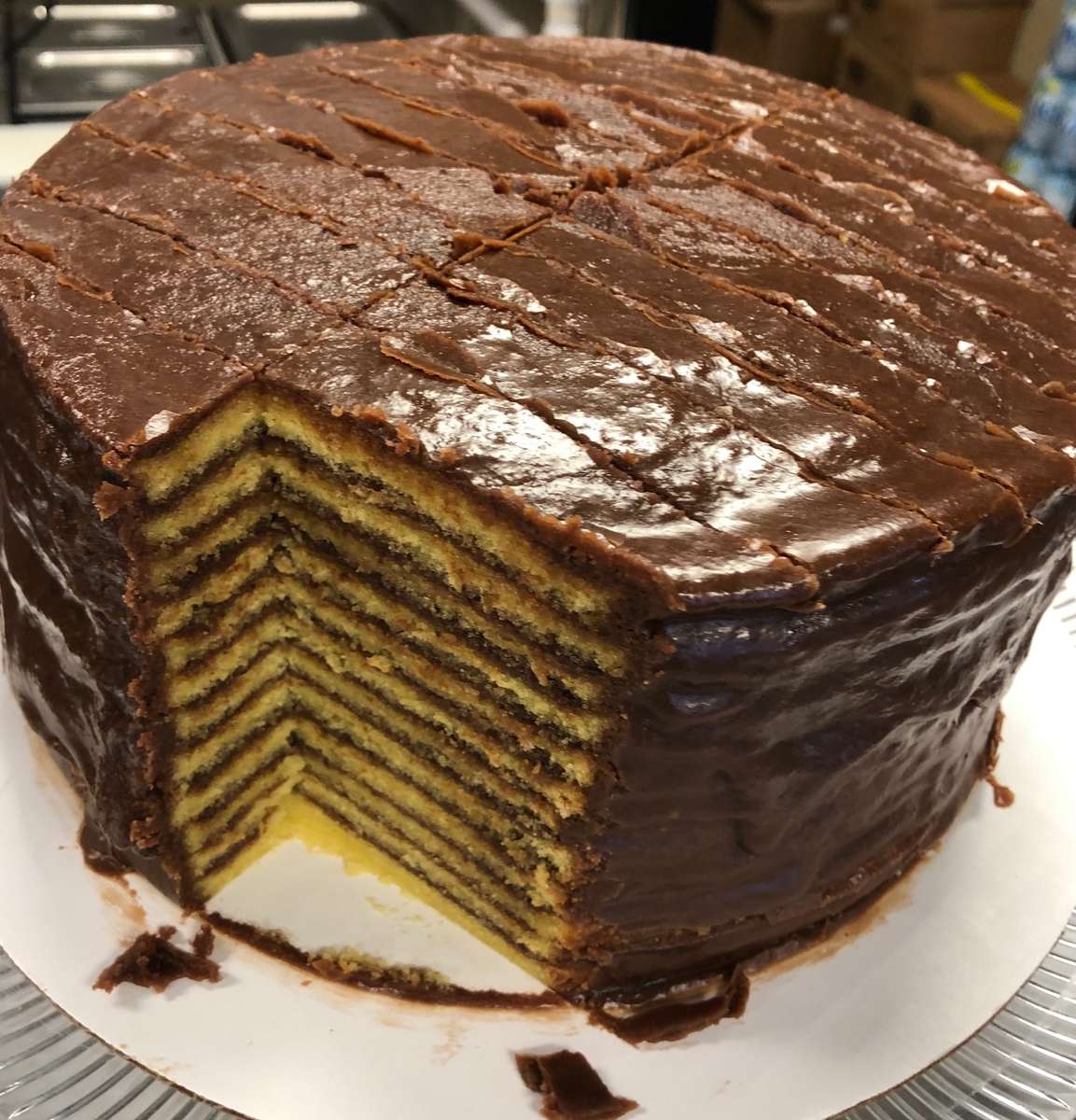 12 layer chocolate cake