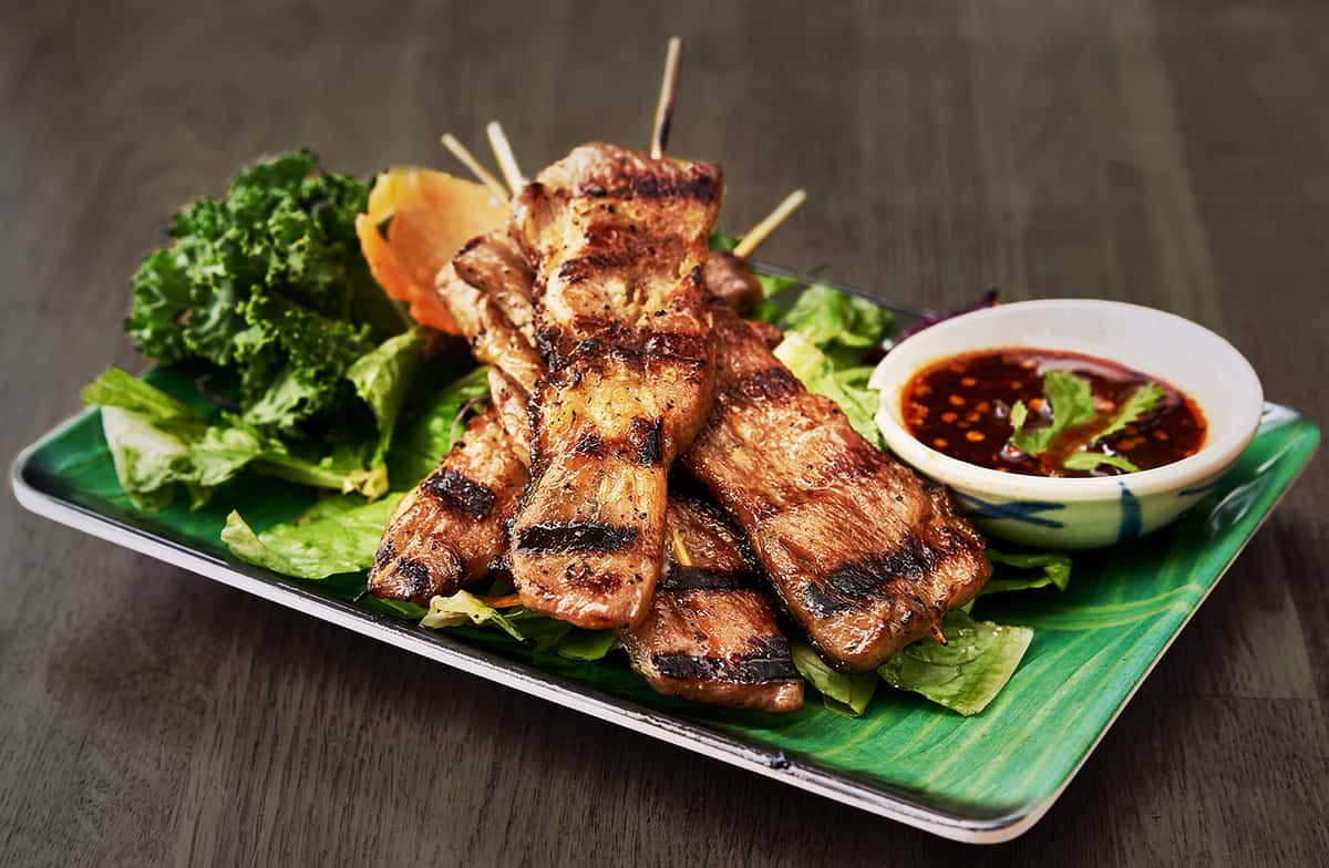 Moo Ping Grilled Pork Kebabs Moo Ping Pork Shoulder Skewers Thai