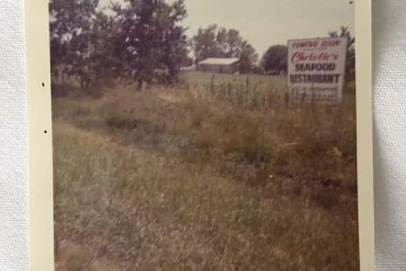 Old polaroid of Westheimer location before construction