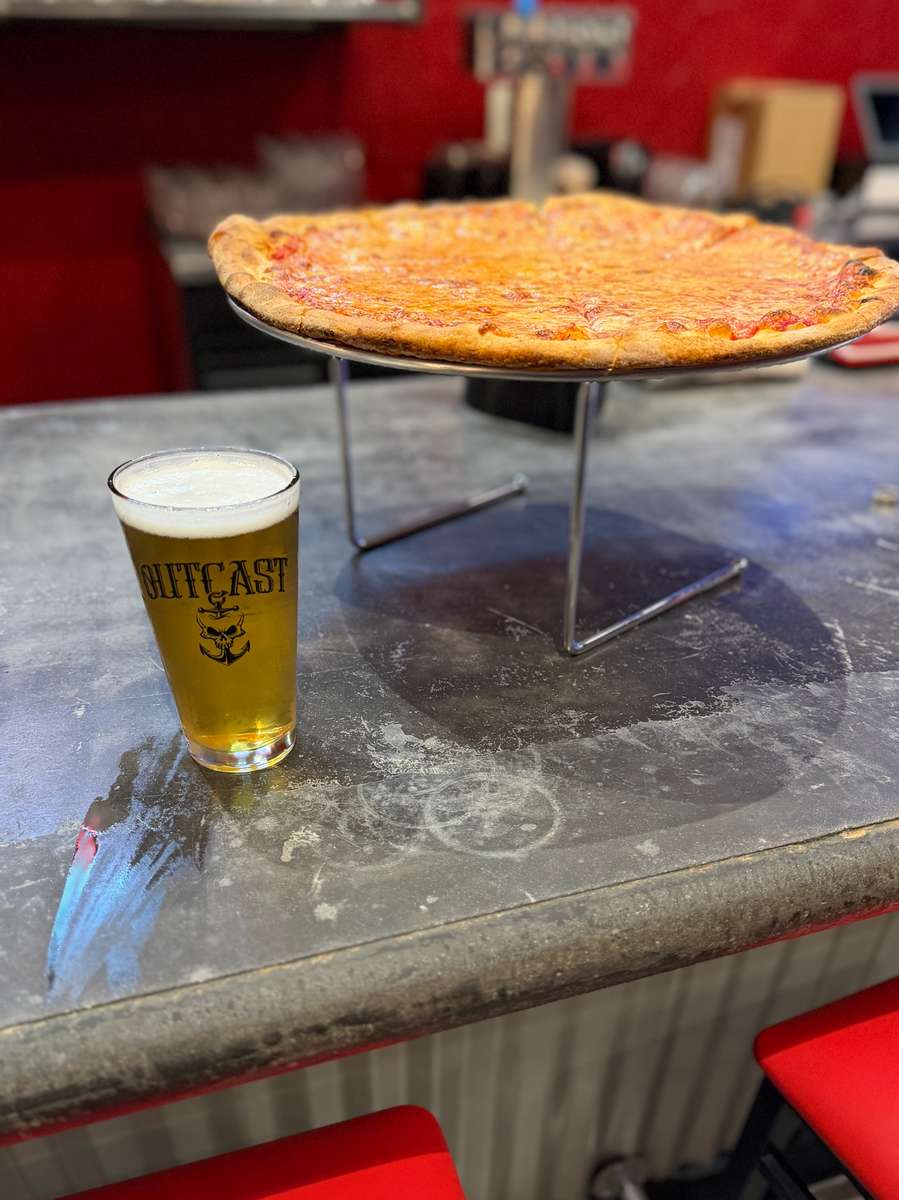 pizza and beer