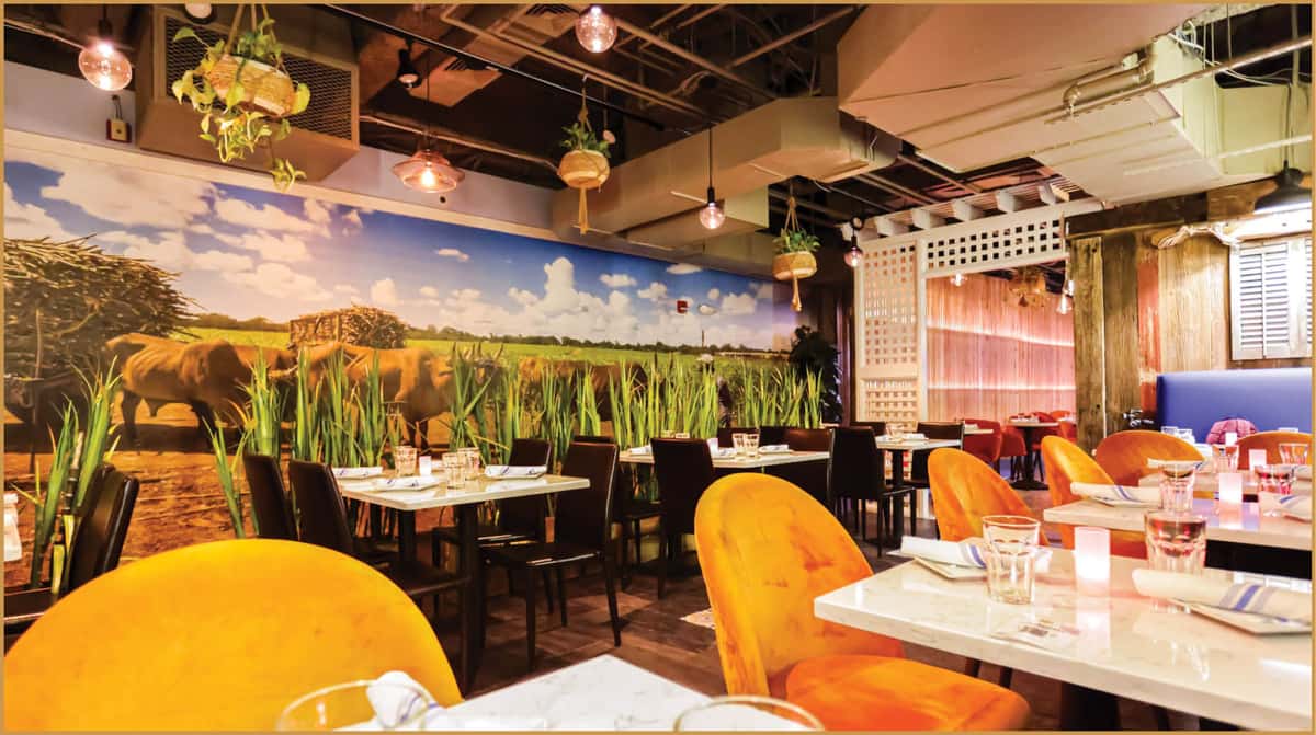 La Fabrica dining room