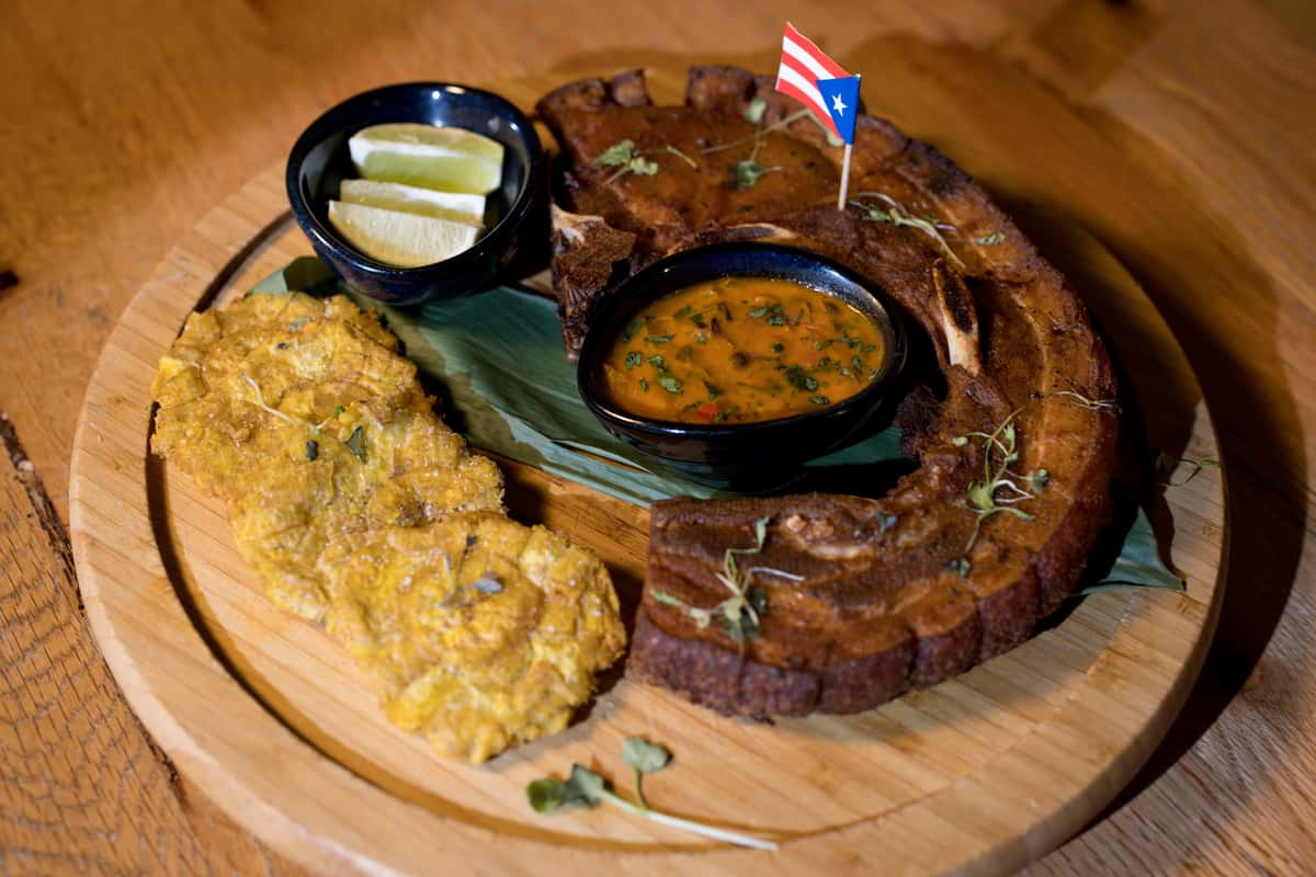 steak & fritters