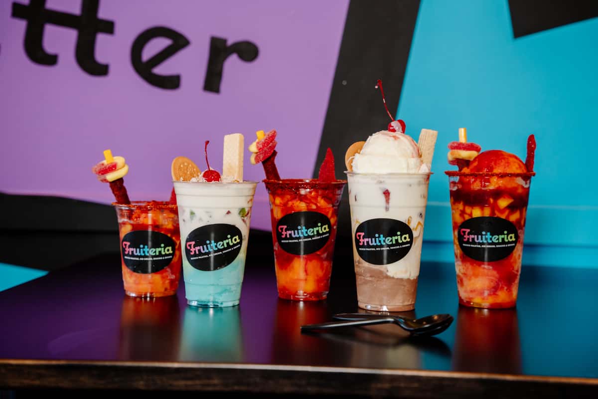 Angel cup and mangoneadas side by side