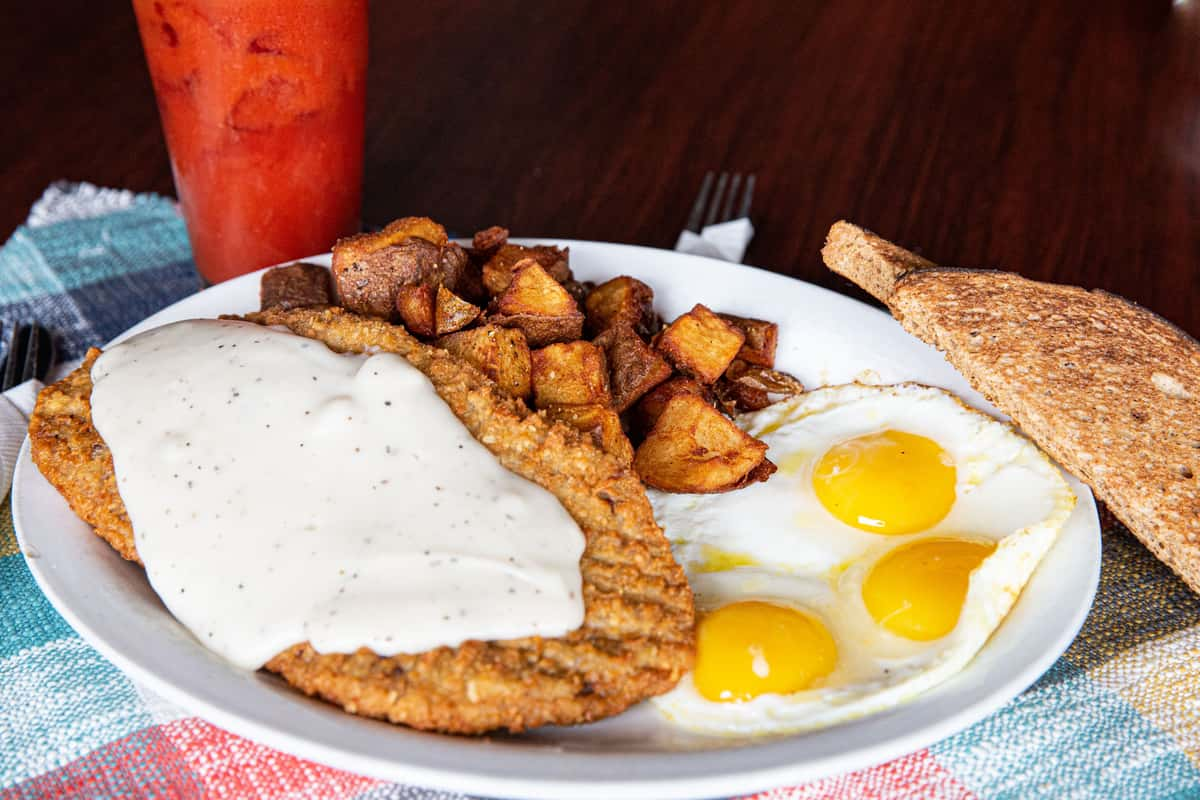 Chicken Fried Steak with Sausage Gravy Recipe