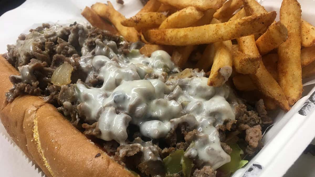 sandwich with fries