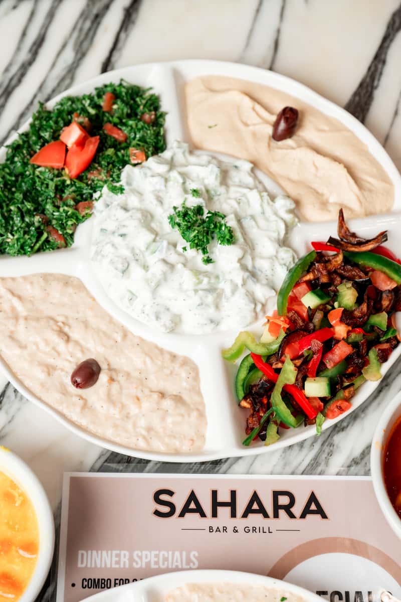 hummus platter