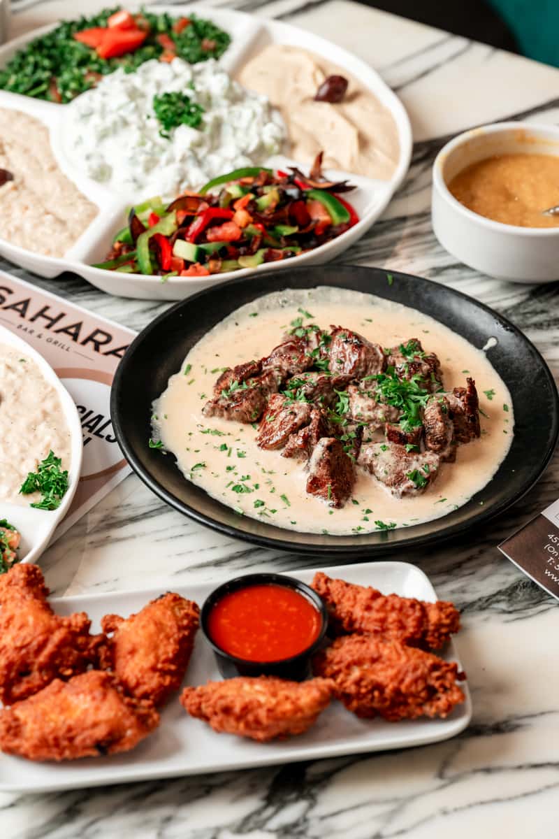 Plate of food
