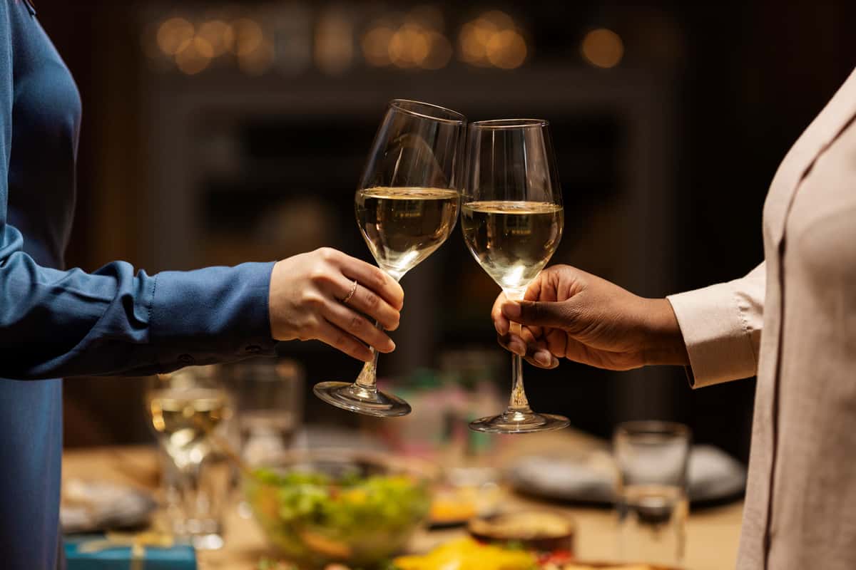 Couples celebrating