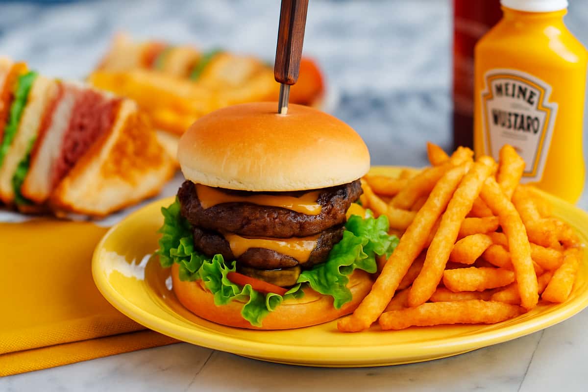 Burger and Fries