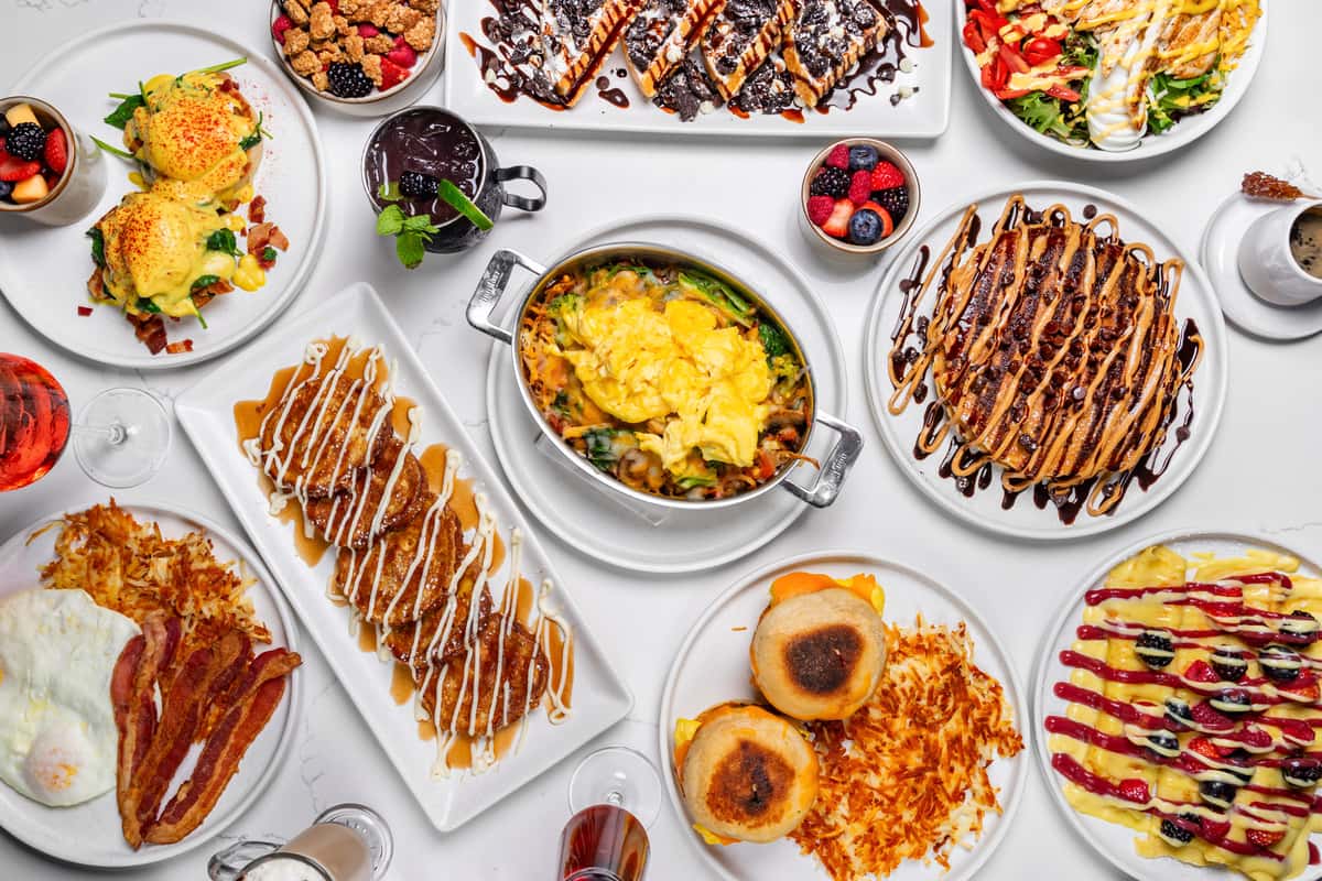 varoety of food