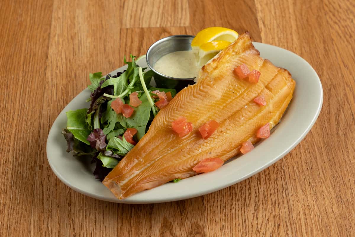 Smoked Trout Dinner Menu Antlers Restaurant