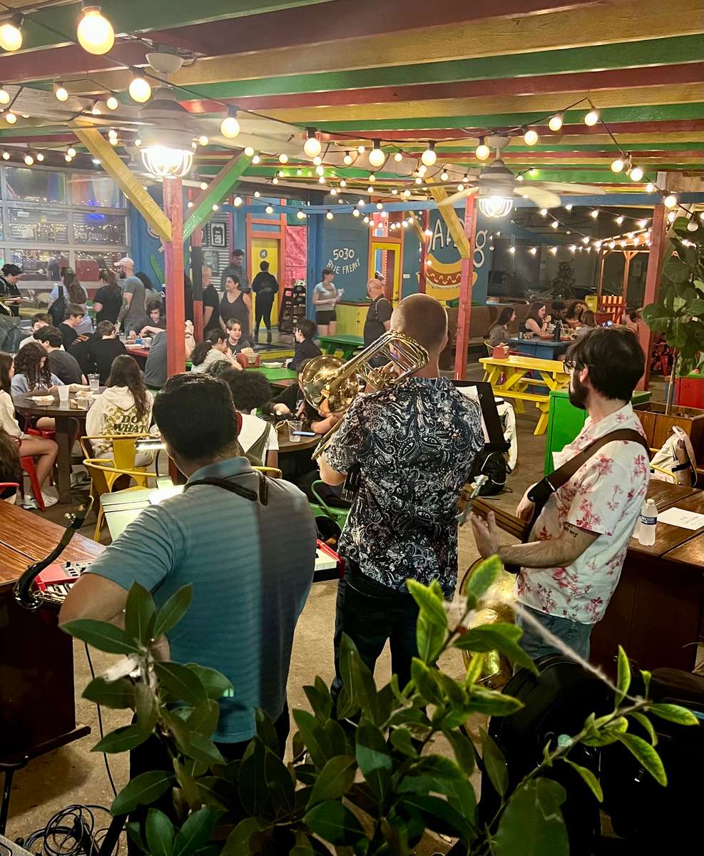 jazz trio at Freret