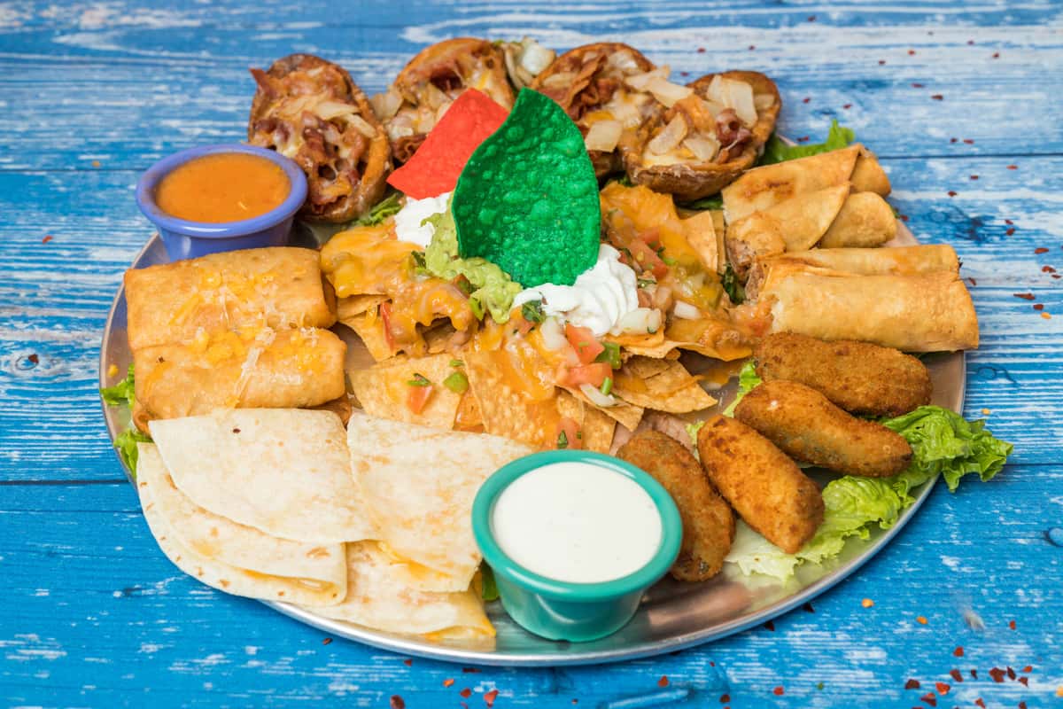 FIESTA SAMPLER PLATE