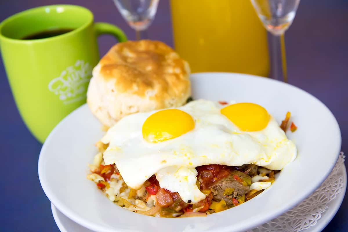 The Southwestern Steak Scramble* The Funky Brunch Café Cafe in