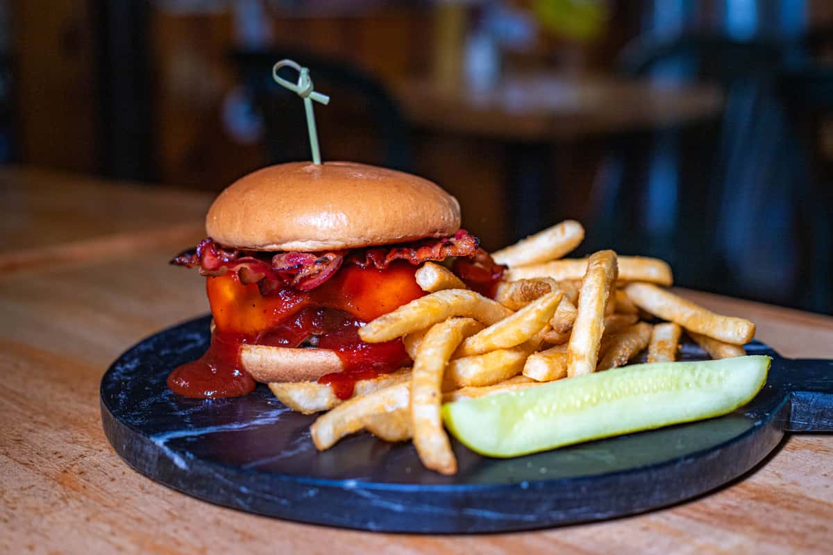 Burger and Fries