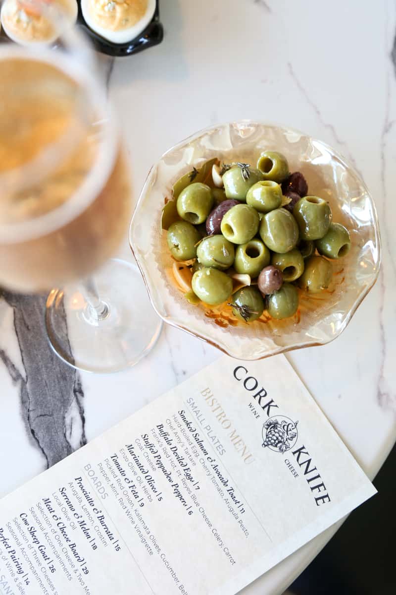 marinated olives