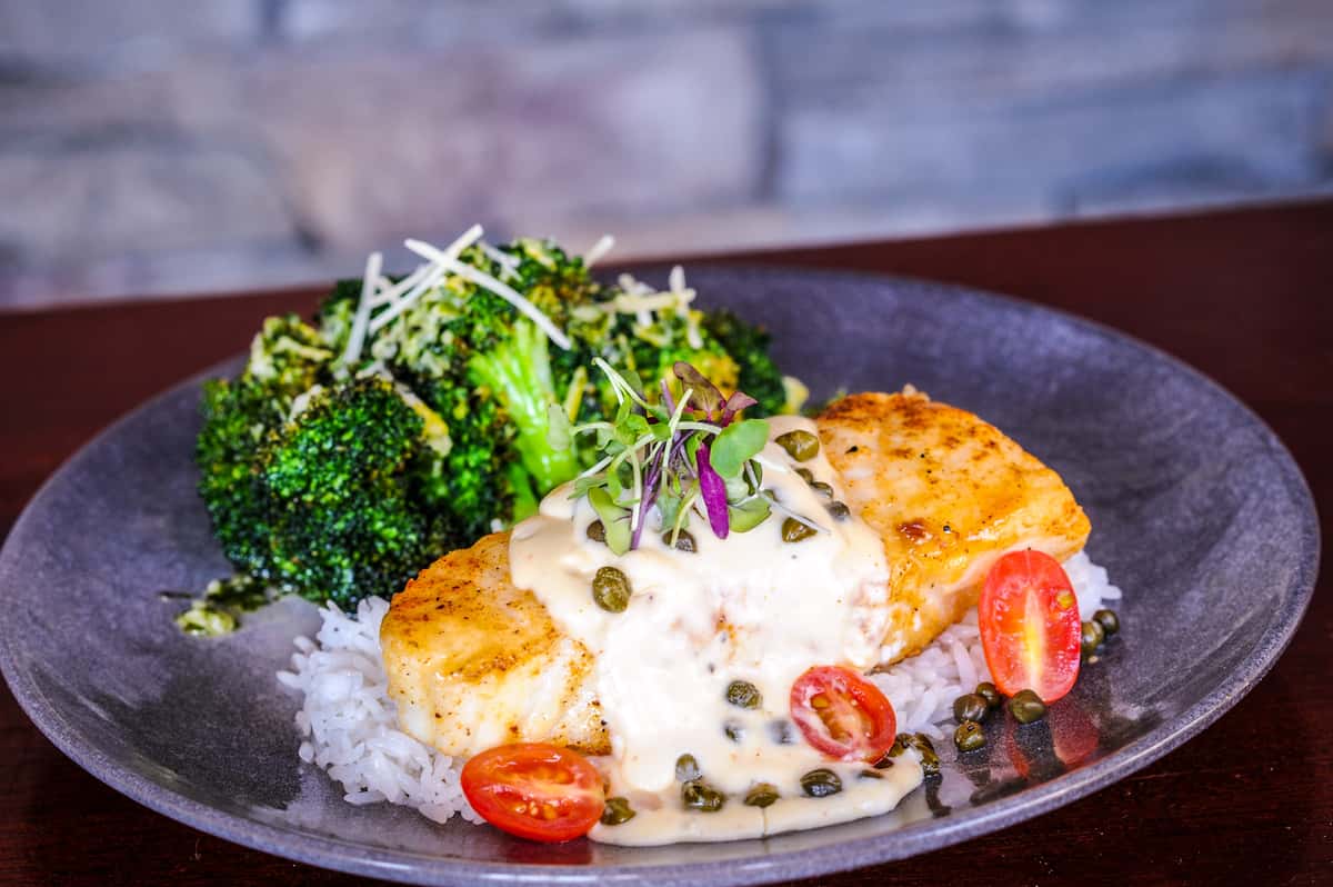 Pan-Seared Sea Bass*