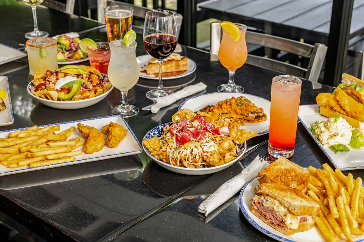 Group Food & Drink Shot - Glass Patio