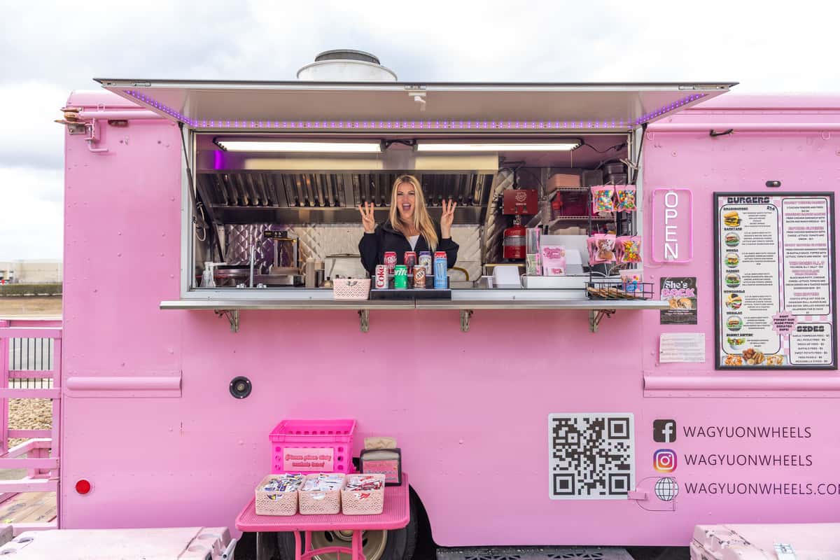Exterior of Wagyu on Wheels Food Truck