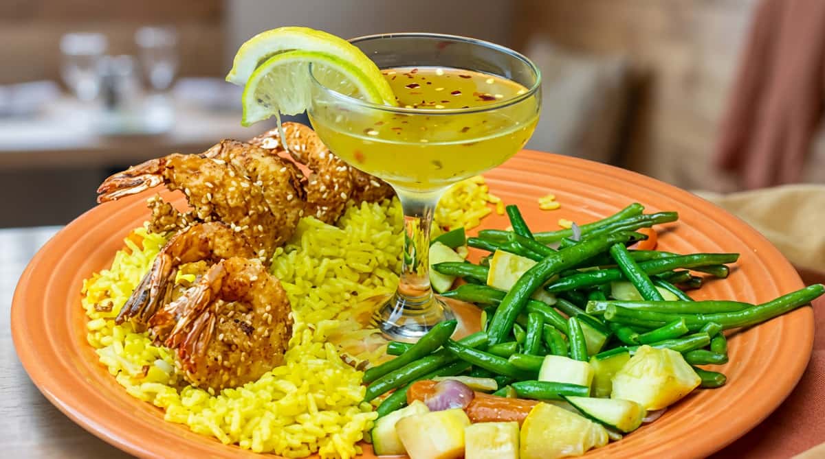 fried shrimp rice