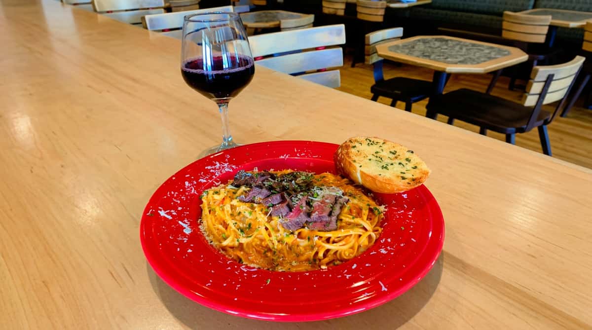 steak pasta