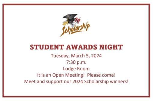 scholarship student awards night 2024