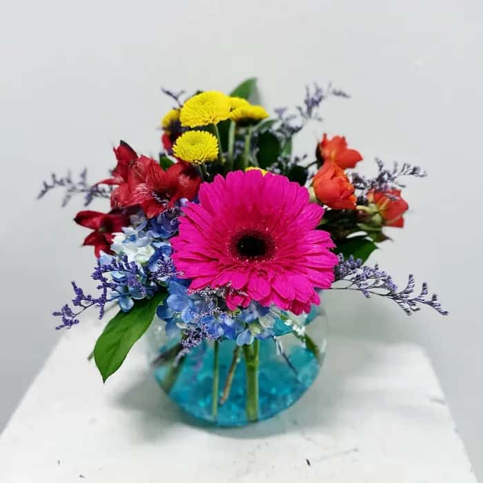 Hydrangea and Blooms Bowl - 6" Bowl