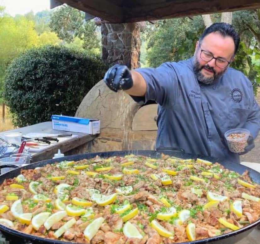 Chef Victor at Six Sigma Paella Night