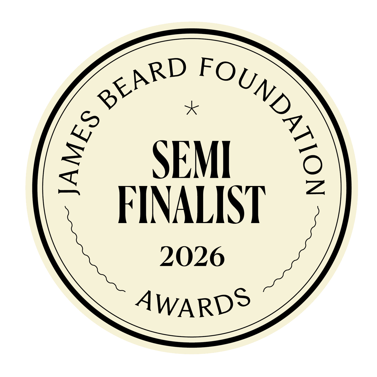 James Beard Foundation semifinalist badge