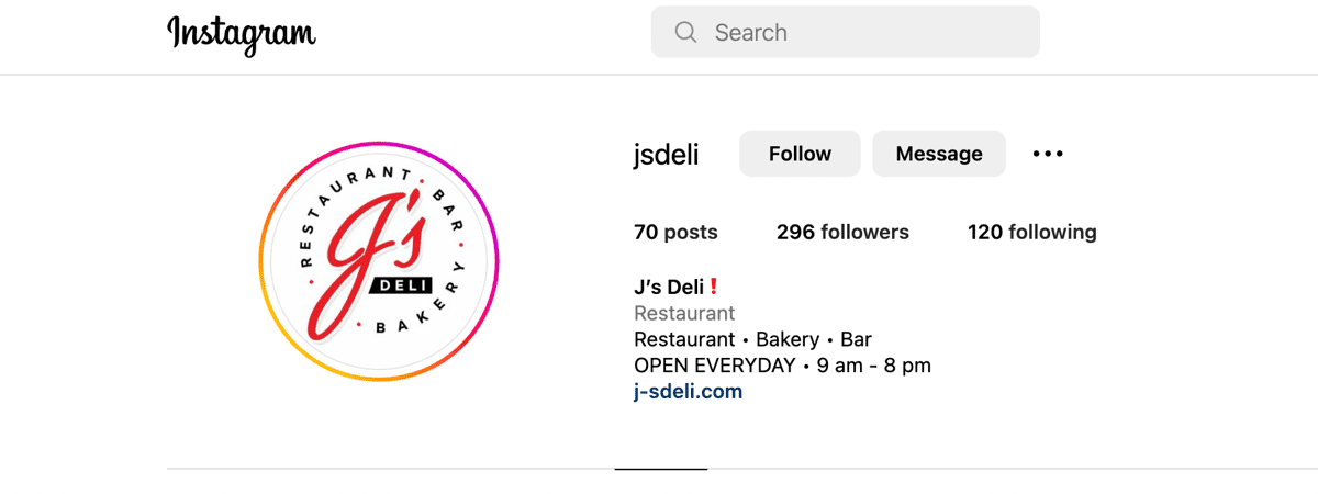 Socials J's Deli