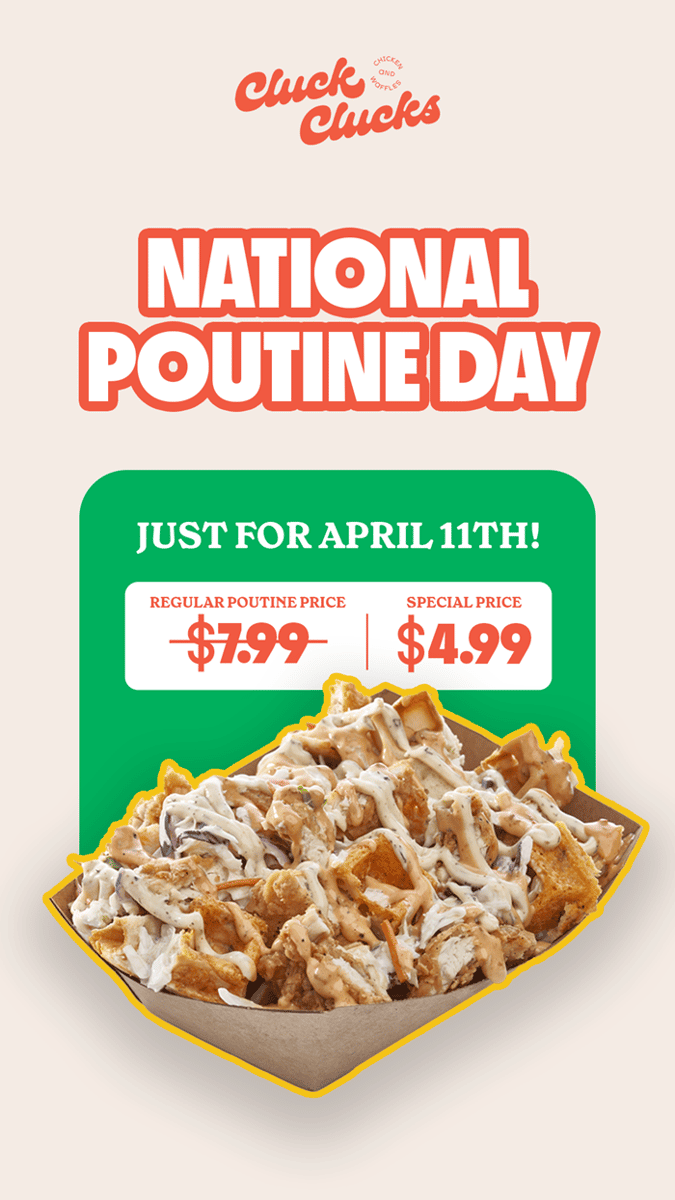 national poutine day deal