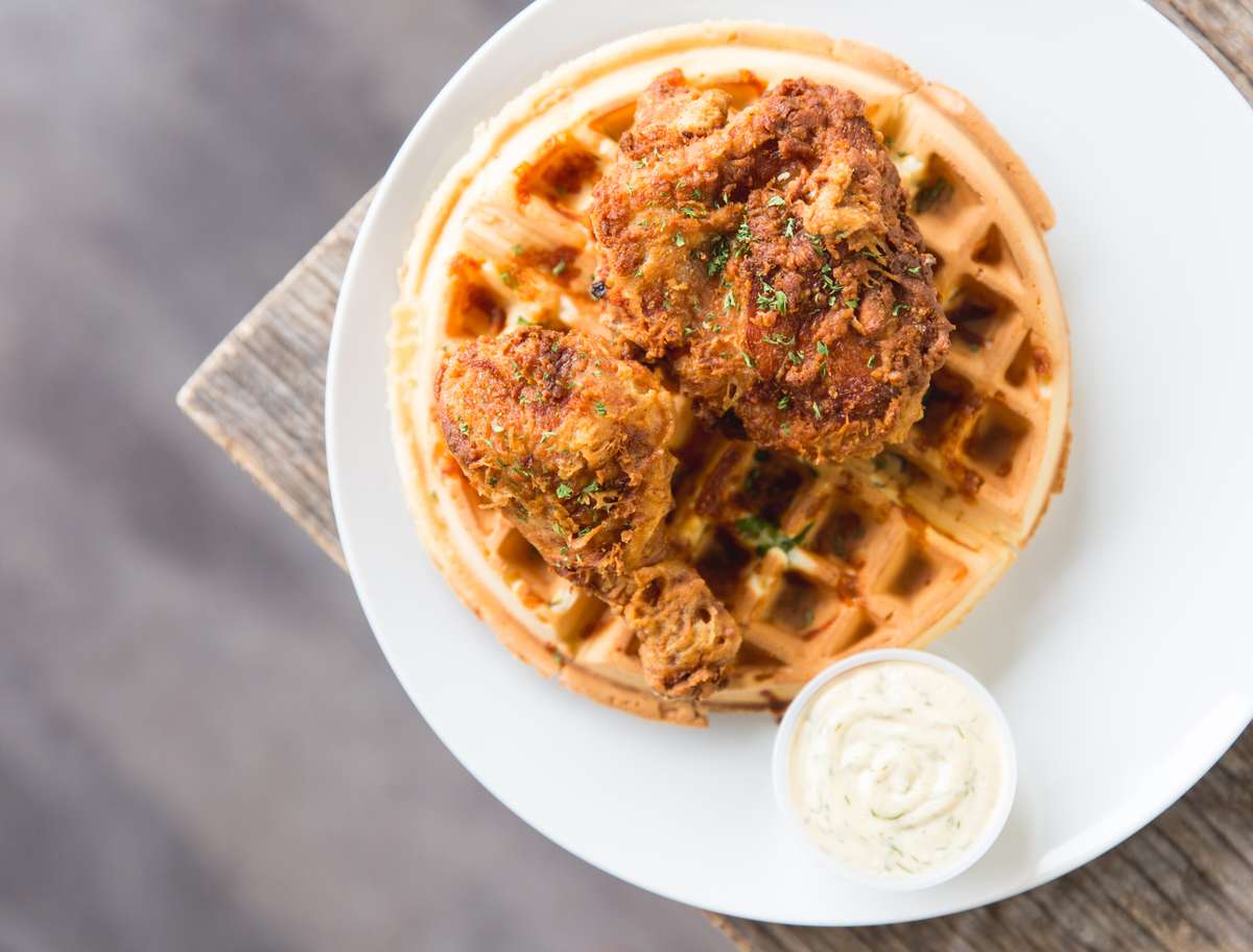 chicken and waffle