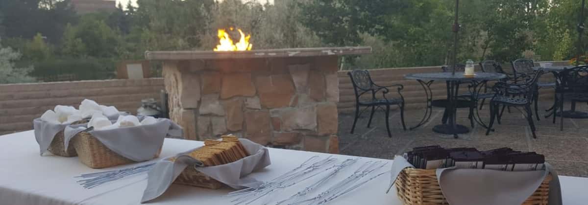 outside bonfire