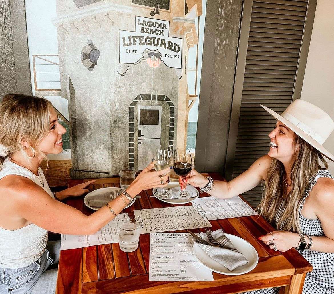 Girls at table