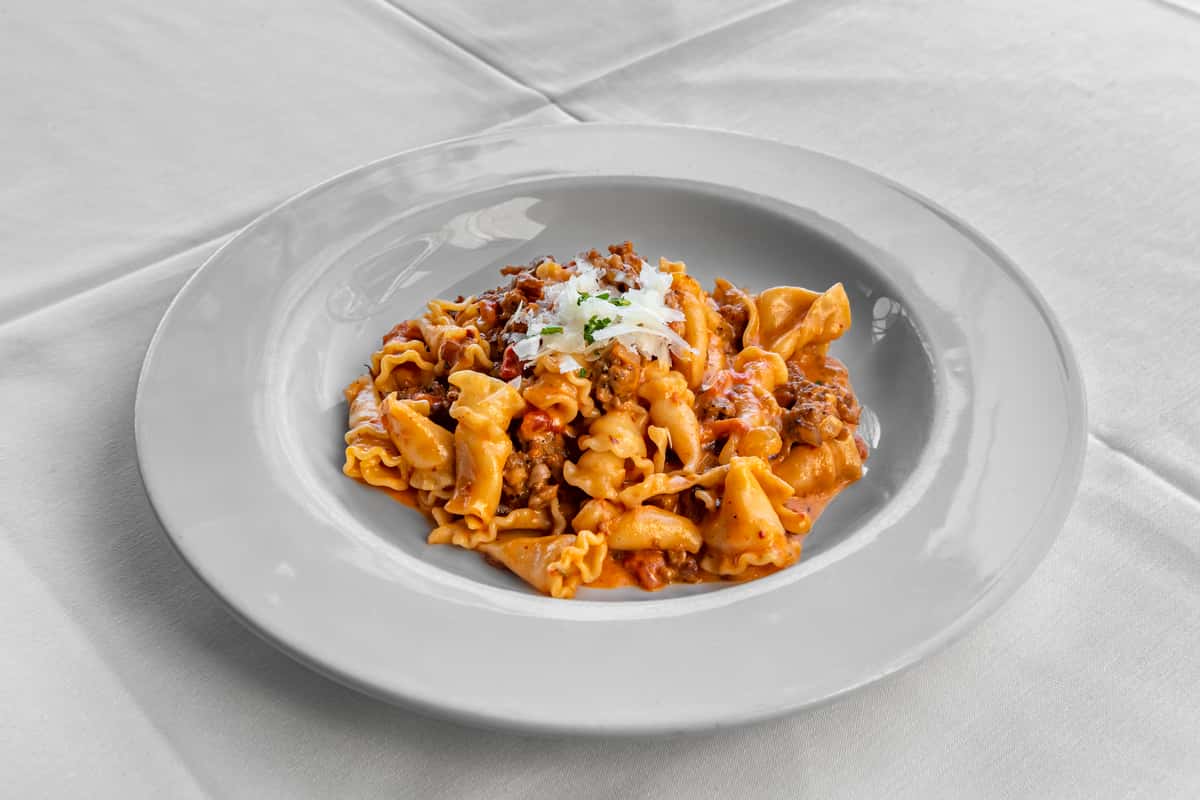 Campanelle Sausage - Dinner Menu - Mimmo's