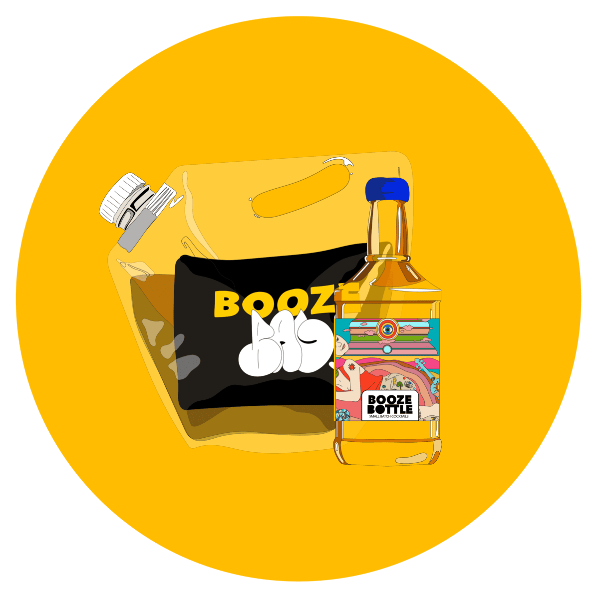 Booze Bag & Booze Bottle Bulk Cocktail Lost & Found OTR