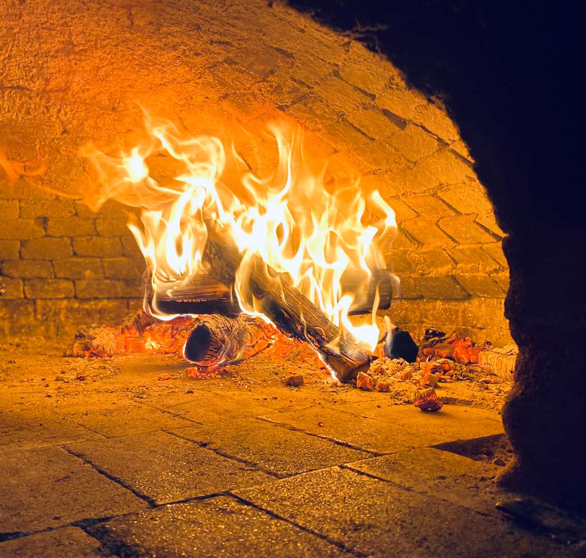 Wood Fired Oven Interior Photo
