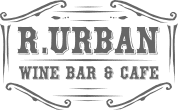 r urban wine bar and cafe logo