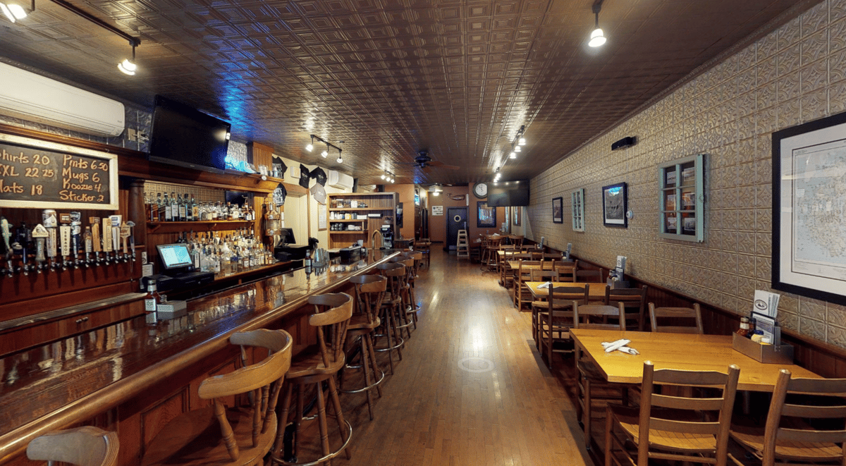interior of bar
