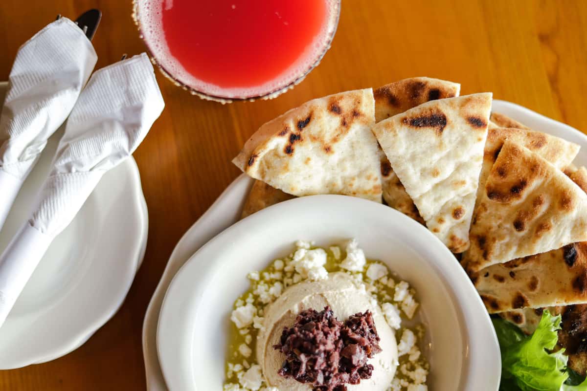 hummus plate