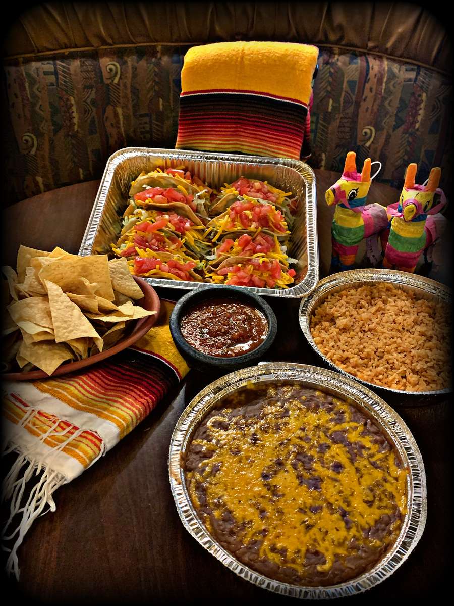 Drinks and fajitas